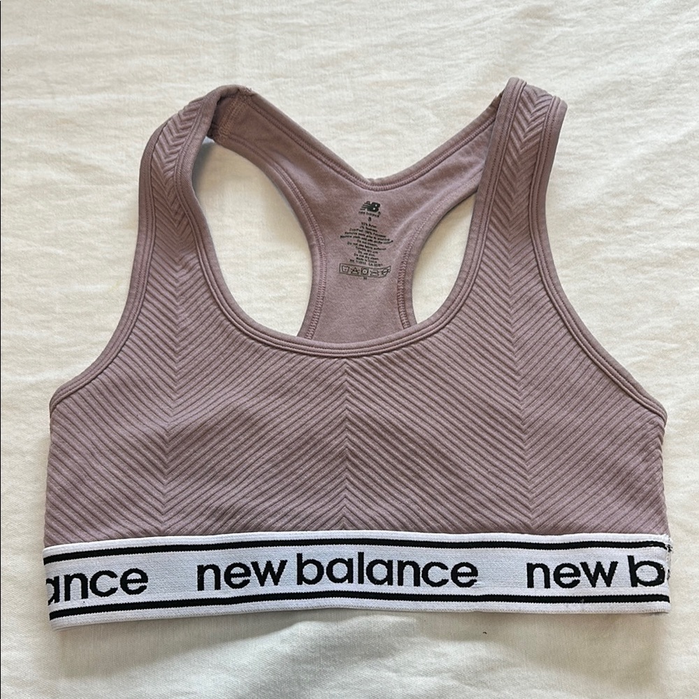 New Balance Women's Mauve Sports Bra